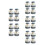 20Pcs Grey Kitchen Cleaning Brush with Handle Nonstick Pot Scrubber 7