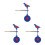 3Pcs Metal Bird Spinner Target 360 Rotating Weatherproof For Range Use 6