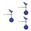 3Pcs Metal Bird Spinner Target 360 Rotating Weatherproof For Range Use 8