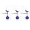3Pcs Metal Bird Spinner Target 360 Rotating Weatherproof For Range Use 5