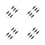 24 Pcs Fingerboard Tool Set With Double Head Screwdriver And Metal Tip 4