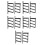 5Pairs Versatile Pla Bow Hanger Rack Compact Arrow Organizer Indoor 4