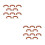 20 Pcs Semi Round Plastic Luggage Handles Replacement For Suitcase 9