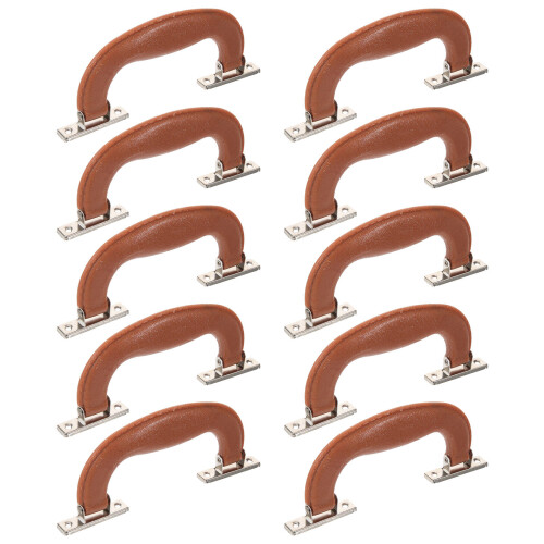 20 Pcs Semi Round Plastic Luggage Handles Replacement For Suitcase 1