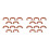 20 Pcs Semi Round Plastic Luggage Handles Replacement For Suitcase 6