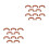 20 Pcs Semi Round Plastic Luggage Handles Replacement For Suitcase 10