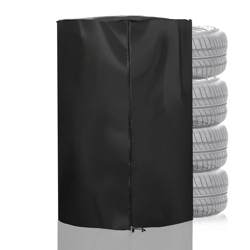 Kikidex (As Show, One Size) Protective Set Tire Cover Tire Cover Tire Cover Protective Cover For 4 Tires 80120Cm