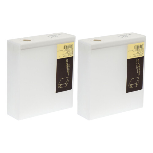 4Pcs Portable White Disc Holder Compact Plastic Storage Box for Cds