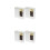 4Pcs Portable White Disc Holder Compact Plastic Storage Box for Cds 5