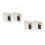 4Pcs Portable White Disc Holder Compact Plastic Storage Box for Cds 4