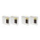 4Pcs Portable White Disc Holder Compact Plastic Storage Box for Cds 9