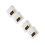 4Pcs Portable White Disc Holder Compact Plastic Storage Box for Cds 6