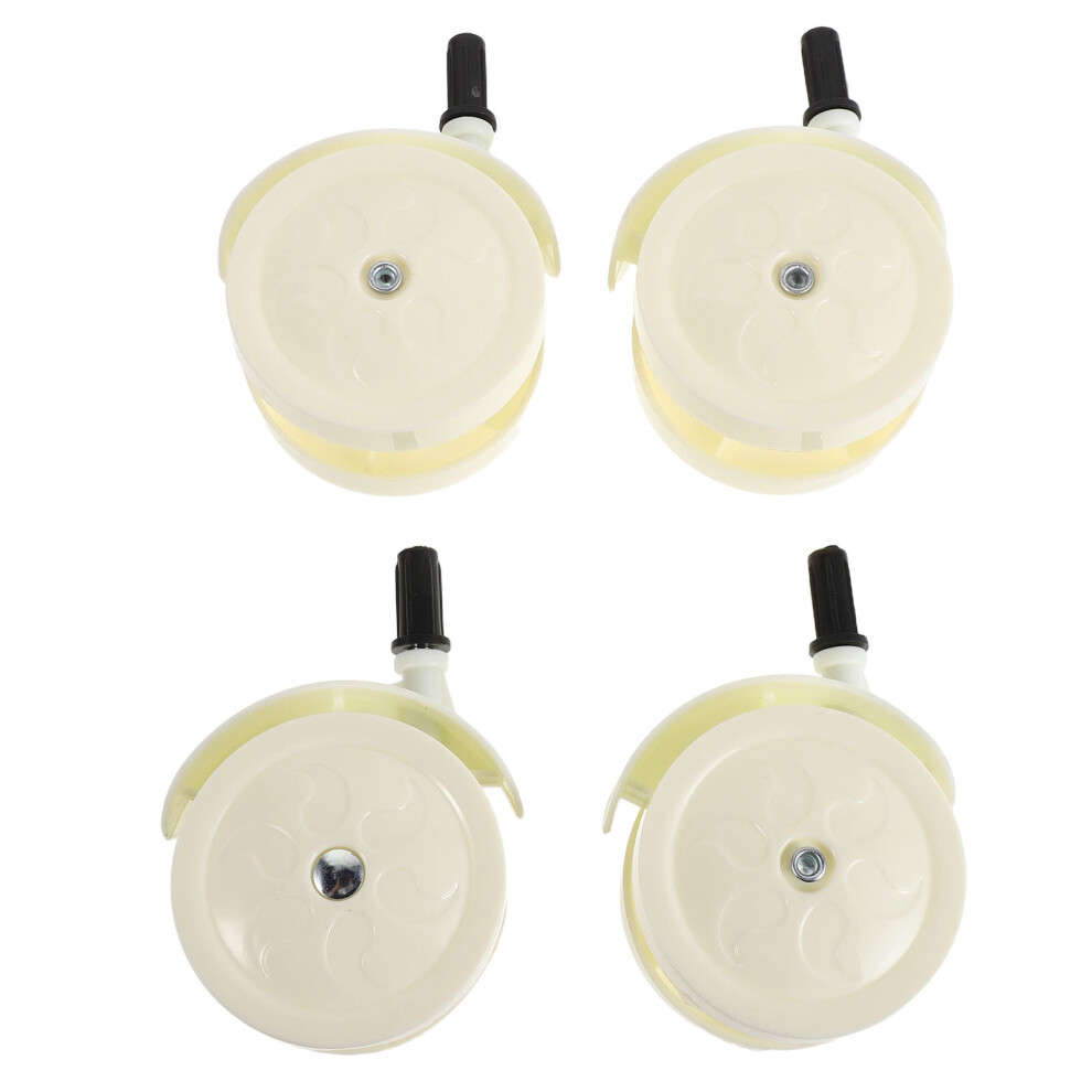 8 Pcs Swivel Walker Replacement Wheels With Bearings For Infant Villcase