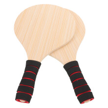 10 Pcs Wooden Pickleball Paddle With Anti-Slip Grip - Lightweight