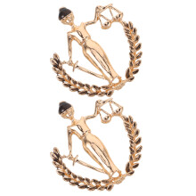 6 Pcs Justice Lapel Pin Vintage Metal Law Brooch Scale Libra Gift