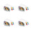 1200Pcs Map Flag Push Pins Assorted Colors for Travel Planning 6