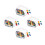 1200Pcs Map Flag Push Pins Assorted Colors for Travel Planning 8