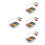 1200Pcs Map Flag Push Pins Assorted Colors for Travel Planning 7