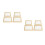 8Pcs Beige Wooden Paper Making Screen Frames for Handmade Artworks 9