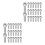 60Pcs Silver Hex Socket Cap Screws M5 Metric Replacement for Chainsaws 4