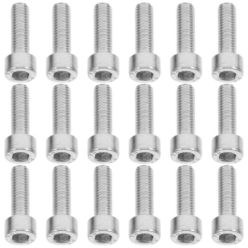 60Pcs Silver Hex Socket Cap Screws M5 Metric Replacement for Chainsaws 2