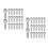 60Pcs Silver Hex Socket Cap Screws M5 Metric Replacement for Chainsaws 8