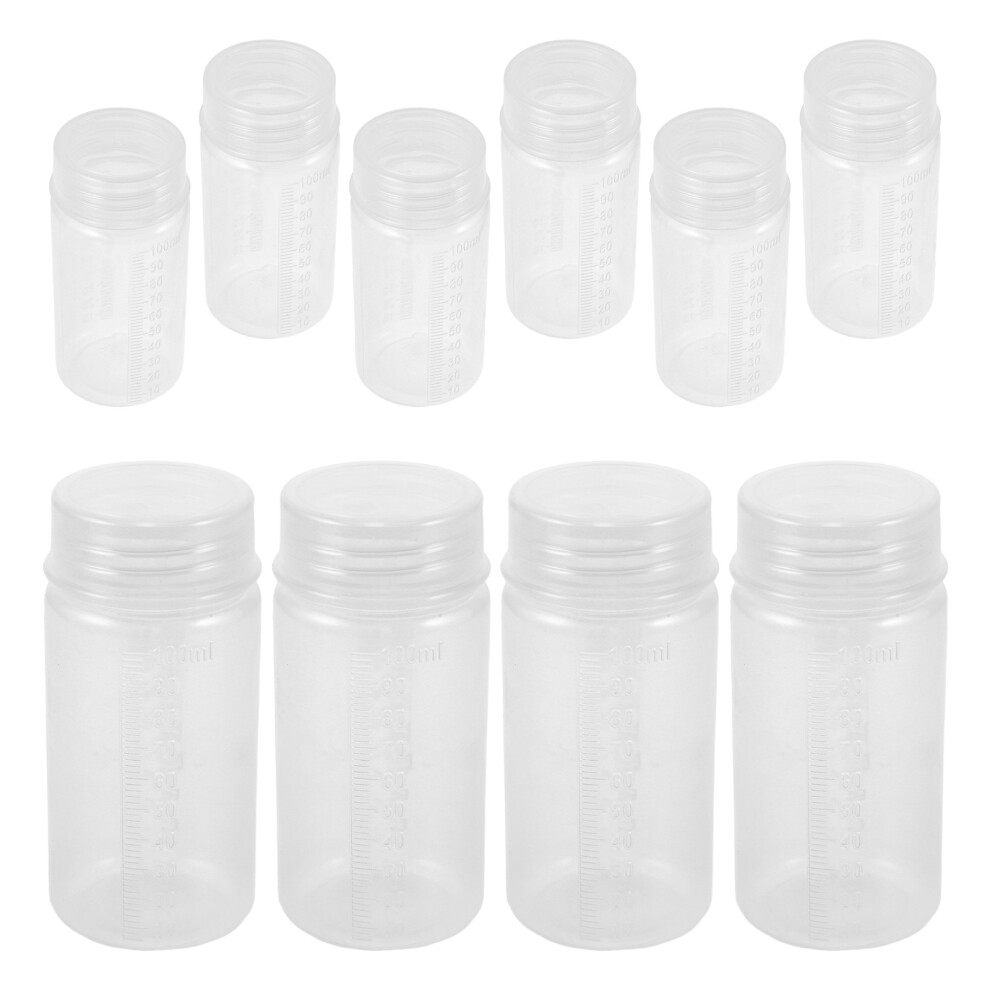 20 Pcs 100Ml Disposable Breastmilk Storage Bottles With Lids Vaguelly