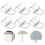 21Pc Plastic Valance Clips and Pull Handles for Pleated Blinds 11