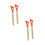 4Pcs Wood Garden Fork Handle Replacement -Shaped Comfortable Grip 5