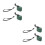 4 Pcs Portable Hand Crank Power Generator For USB Charging 8