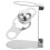 2Sets Foldable Coffee Pour-Over Stand Silver Stainless Steel 2