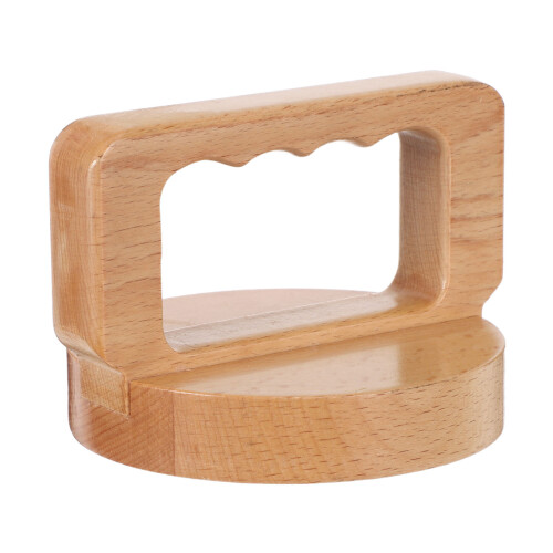 2Pcs Khaki Wood Baren Set for Home Use Ergonomic Printmaking Tool 1