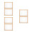 6Pcs Wooden Mesh Drying Rack for Herbs Stackable Light Brown Home Use 7
