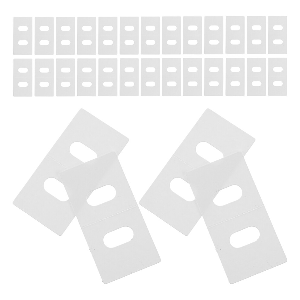 240Pcs White Vertical Blind Repair Tabs Kit Pet for Window Blind Slats-image-OPC-PMPDSKX-NEW