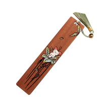 Houten bladwijzers met hanger, handgemaakte houten-palissander