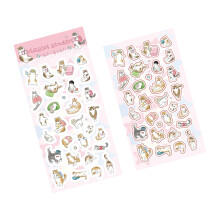 Unieke katten vorm plakboek sticker zelfklevend etiket papier-2