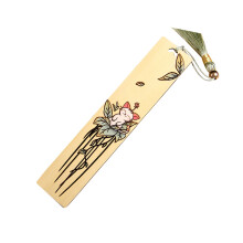 Handgemaakte Carving Wood Book Mark voor boekenliefhebbers-buxus
