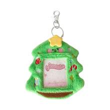 Kaartvitrine met kerstthema 3 inch zachte harige-Groente