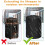 420D Oxford Fire Pit Cover, verstelbaar winddicht ontwerp, 6