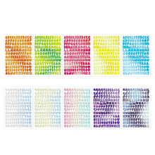 Alfanumerieke sticker Waterdichte PVC-letternummersticker voor-1