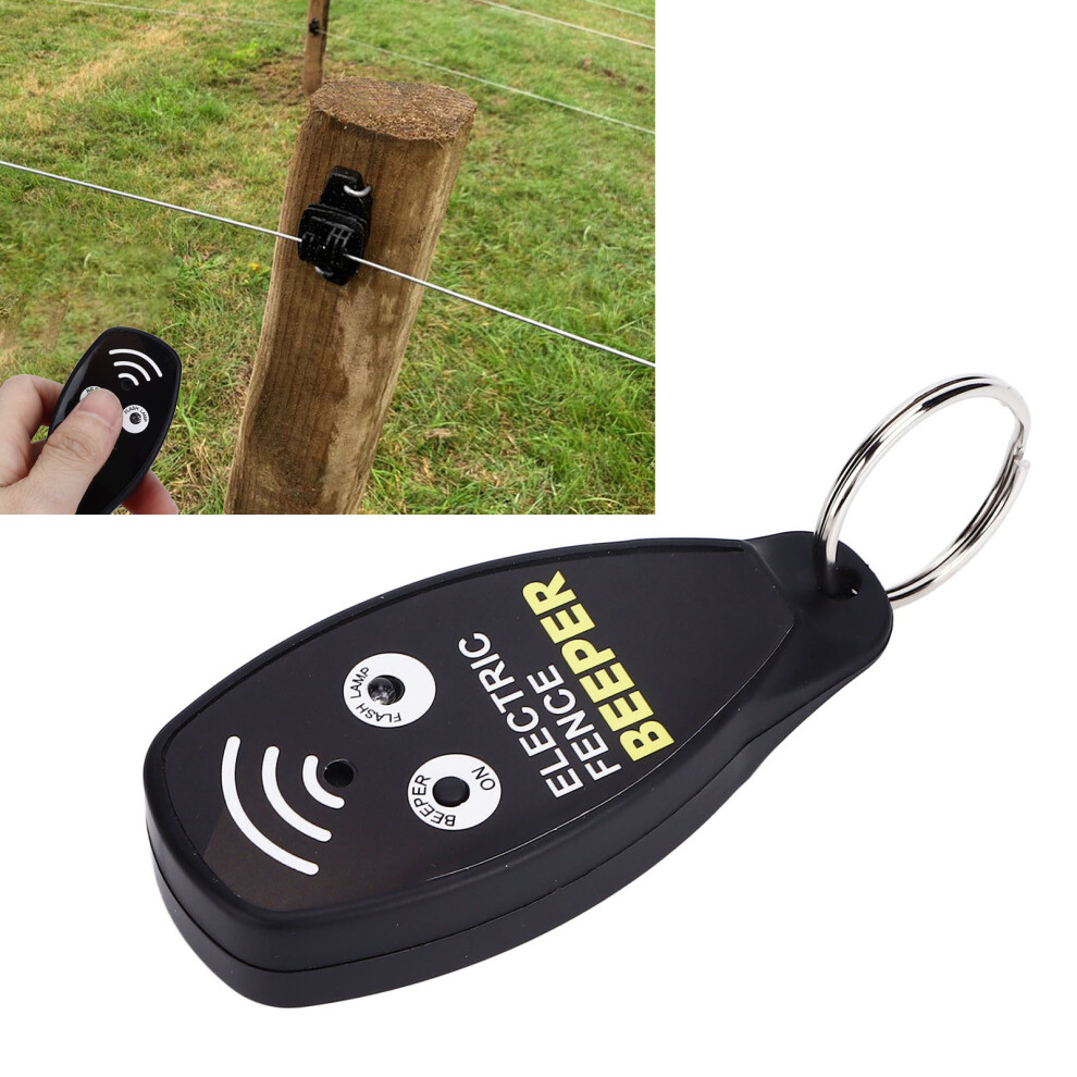 Portable Electric Fence Tester With Red Light And Loud Beep Alert 8761357453803