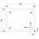 Slate Grey Rectangular Shower Tray 1000 x 800mm - Jewel by Voda Design 2