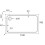 Slate Grey Rectangular Shower Tray 1100 x760mm - Jewel by Voda Design 2