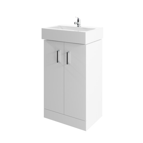 Harley 450mm 2 Door Floor Standing Unit With Basin