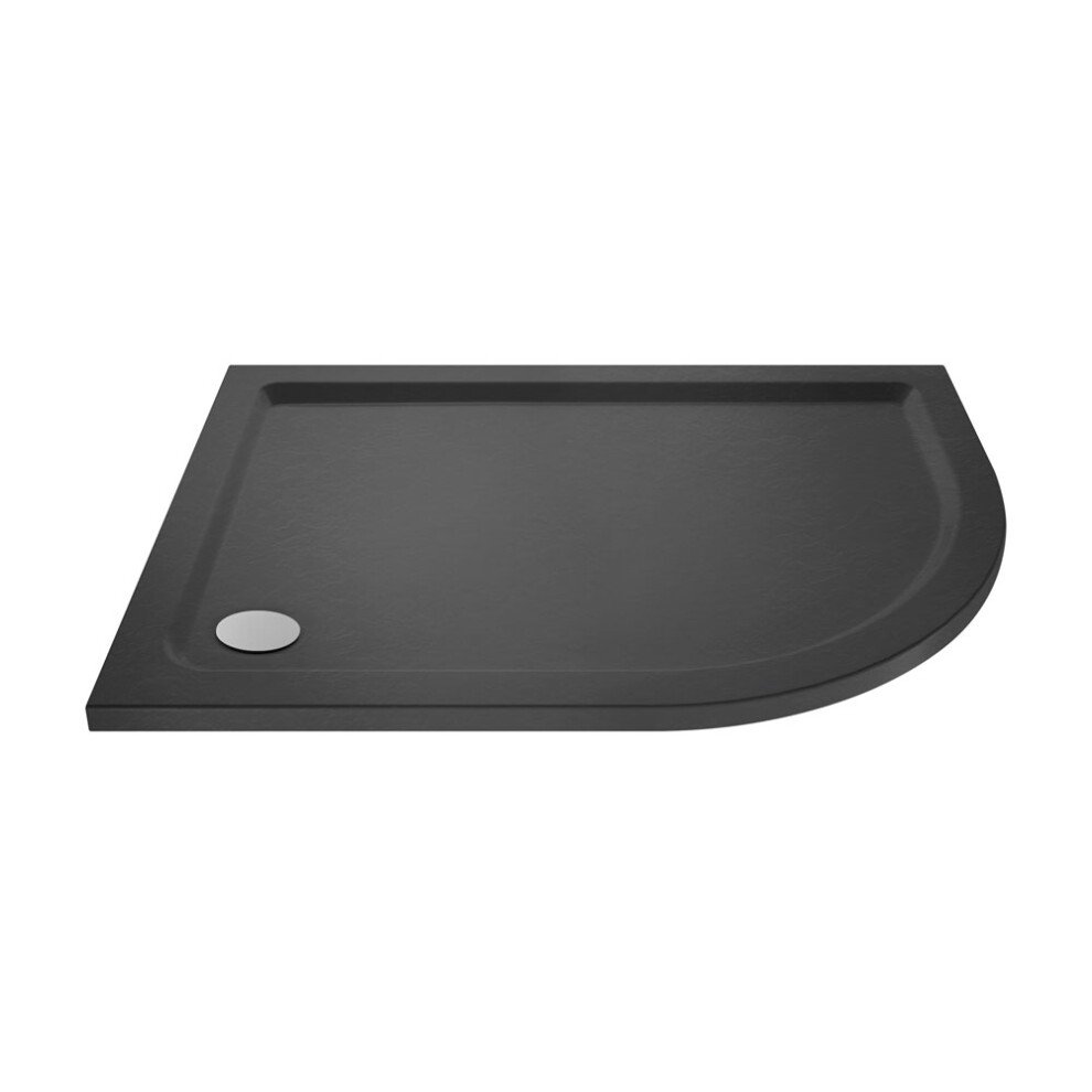 Slate Grey Quadrant Shower Tray 900Mm - Jewel By Voda Design 5056474585579