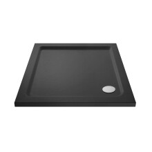 Slate Grey Square Shower Tray 900 x 900mm - Jewel by Voda Design
