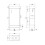 Harley 400mm Gloss White Floor Standing Unit 3