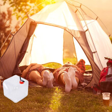 15L zusammenklappbarer Wasserbehälter mit Hahn – faltbarer Camping- und Notfallkanister