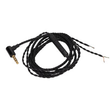 Cavo OFC a 30 conduttori per cuffie, 120 cm, nero, con microfono