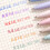 Ensemble de stylos Gel à séchage rapide, 6 pièces,-Couleur rétro 3